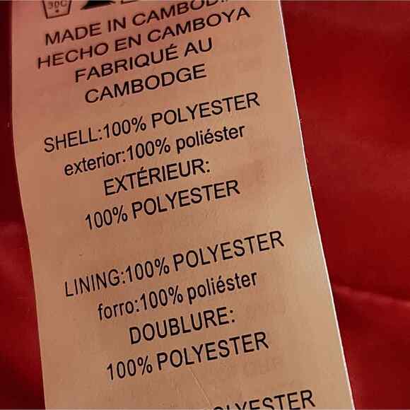 Michael Kors Red Puffer Vest Size Large New!! - Picture 7 of 8